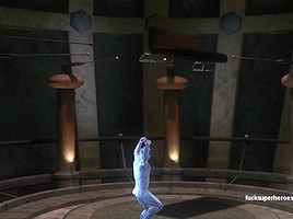 Beast shows off his new power and slams a tight wet cunt