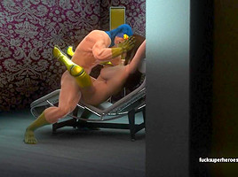 Cyclops fucks this wet juicy xmen slut hard!