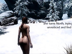 Elisif nude and helpless in skyrim