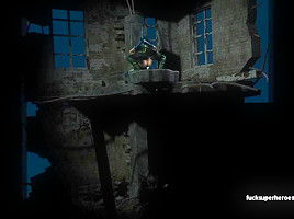 Powergirl and Green One