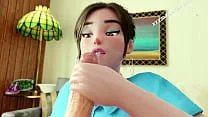 3D Housewife Blowjob