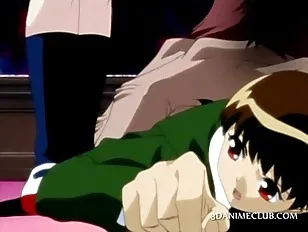 Big boobed anime cutie wrapped up in monster tentacles