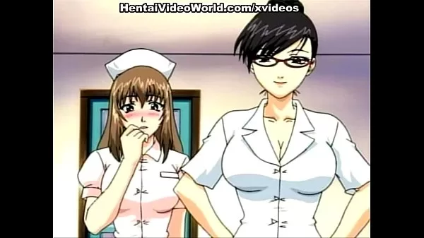 Cute hentai nurse fucked on the ground