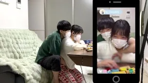 ライブ配信でどこまでバレないか…気持ちよすぎるライブ配信、、。Japanese hentai video. 素人/NTR/巨乳