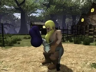 Foxy 3D Superwoman bounces up and down on a cock