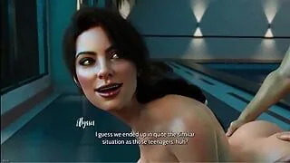 Freshwoman #9 – Simon Spend Some Time with the Girls. Alyssa and Simon Went for a Swim and Fucked After the Swim.