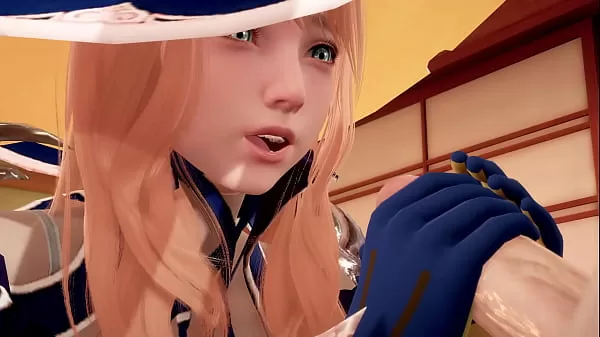 Genshin Effect hentai scene with Lisa l 3d animation Hentai