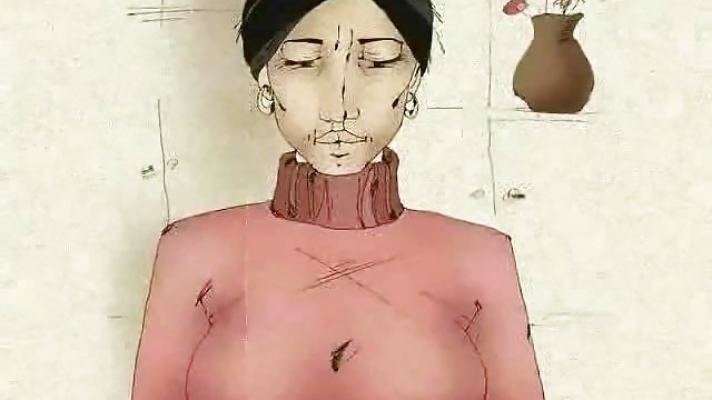 Hairy Mature Mom and her grown boy Big lewd animation