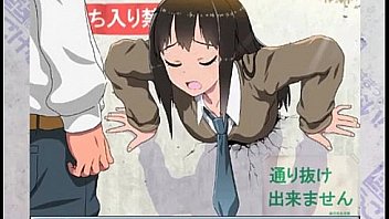 Hentai girl stuck in wall fucked hard