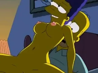Homer and Marge fucking in the Night – FamousToonsFacial