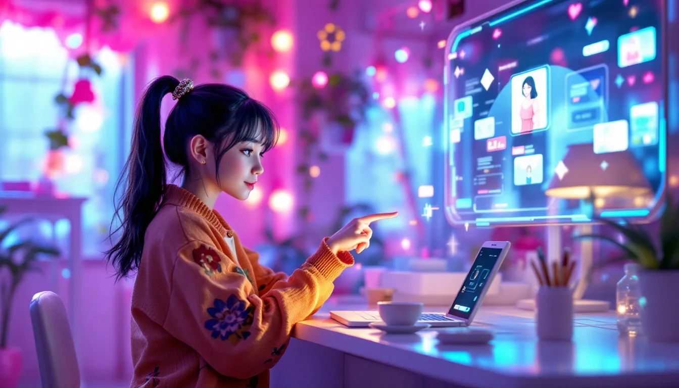 Chatting with Anime Hentai AI GF