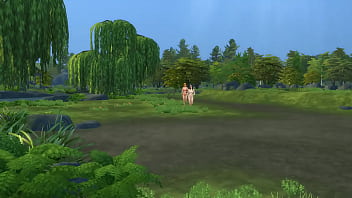 Fortunate Man Drilling Jane & Lulu By The River (Promo) | The Sims/ 3D Hentai