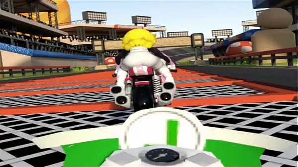 Mario Kart 8 Deluxe (HGame) ENF CMNF MMD: Princess Peach’s racing suit disappear exposing her big ass and blonde pussy | bit.ly/411jOsL