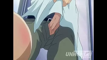 MILF caliente y desesperada se folla a un chico joven – Hentai transgression censura