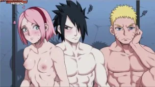 Naruto & Sasuke x Hinata/Sakura/Ino – Hentai Cartoon Animation Uncensored – Naruto Anime Hentai