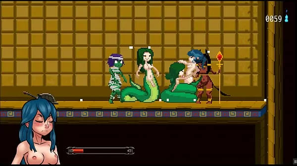 Nayla’s Fort [PornPlay Hentai game] Ep.4 double penetration from lamias dickgirl goddess