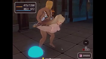 Fairly girl having sex with man in Pricia protection erotic hentai ryona rpg new gameplay