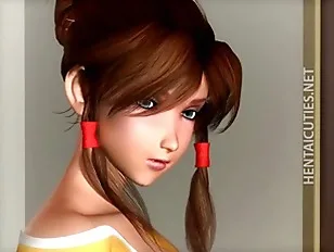 Redhead 3D hentai hoe gives oral sex