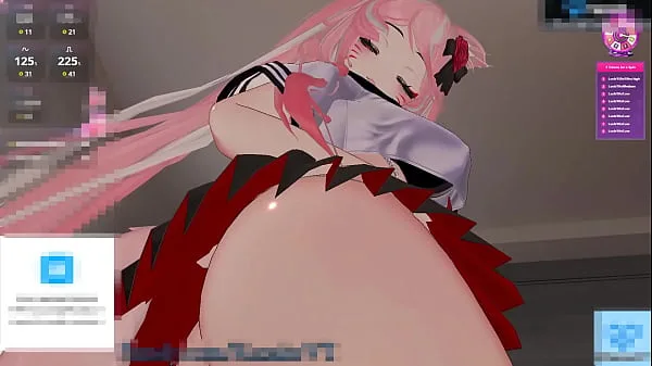 Sexy Kitty Vtuber Kanako Teases and Purrs with her Slutty Bikini and Pantie Peek!! Naughty Catgirl