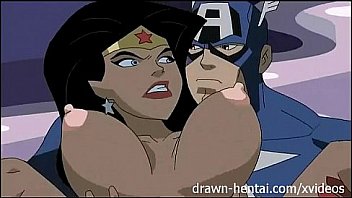 Superhero Hentai – Justice League – Marvel Lady vs Captain america