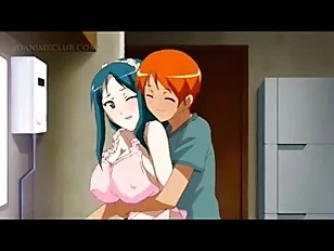 Tempting hentai brunette cunt fucked in close-up