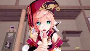 Yanfei Genshin Influence 3D Hentai Half 1/7